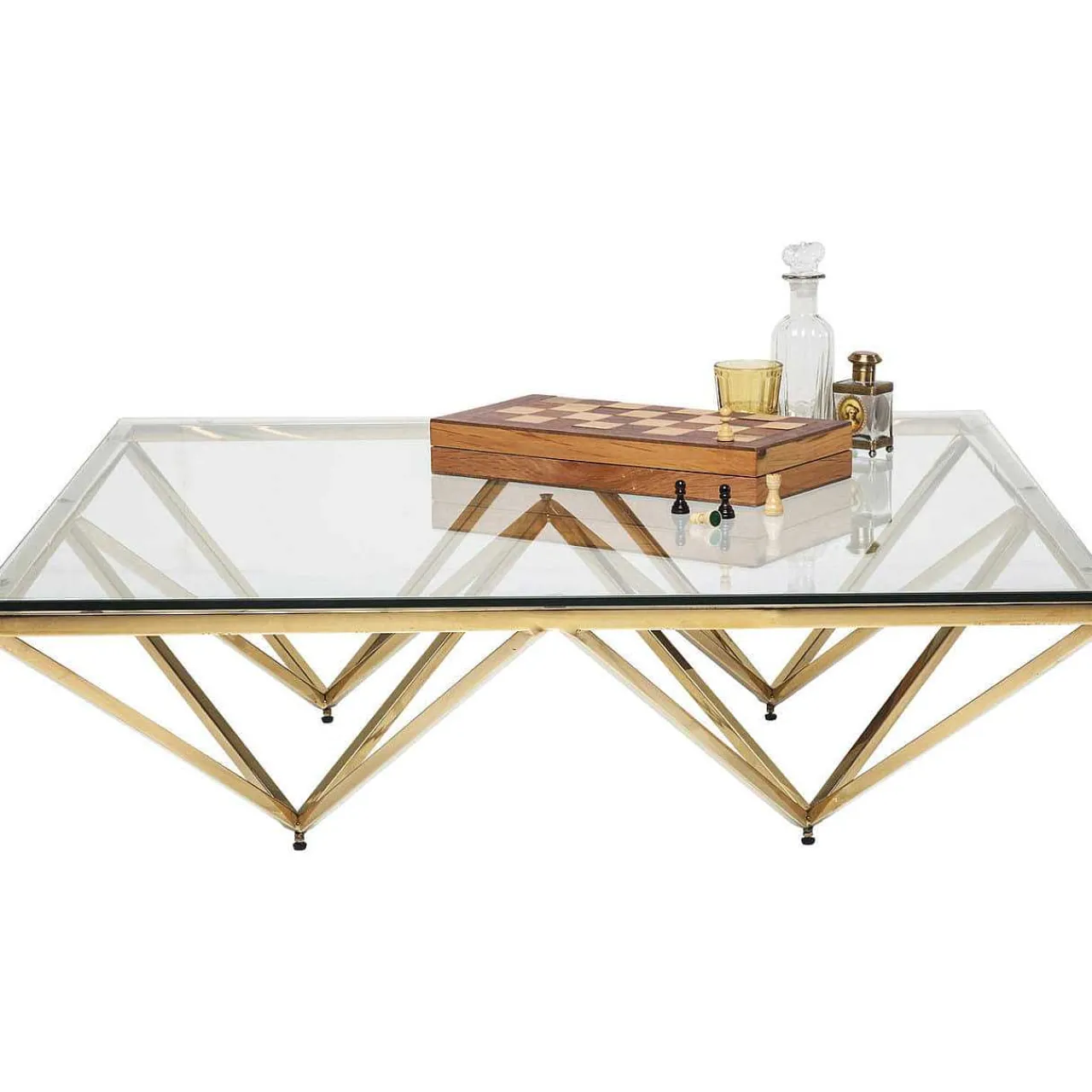 KARE Design Couchtisch Network Gold 105X105Cm> Couchtische