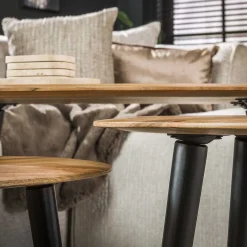 mutoni industrial Couchtisch Organic Akazie Natur (3Er-Set)><noscript><img width=