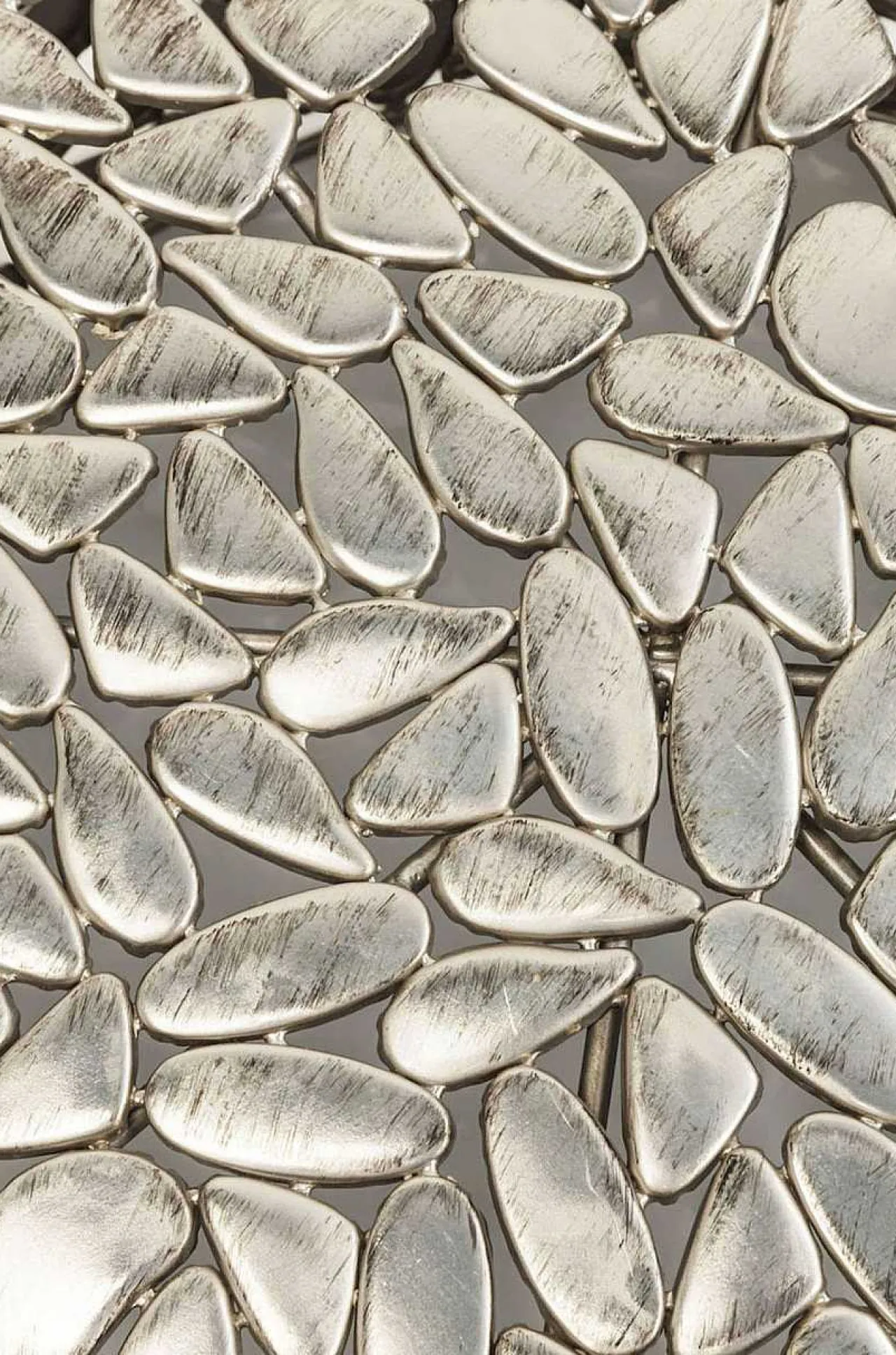 KARE Design Couchtisch Pebbles Deluxe Silber (2/Set)> Couchtische