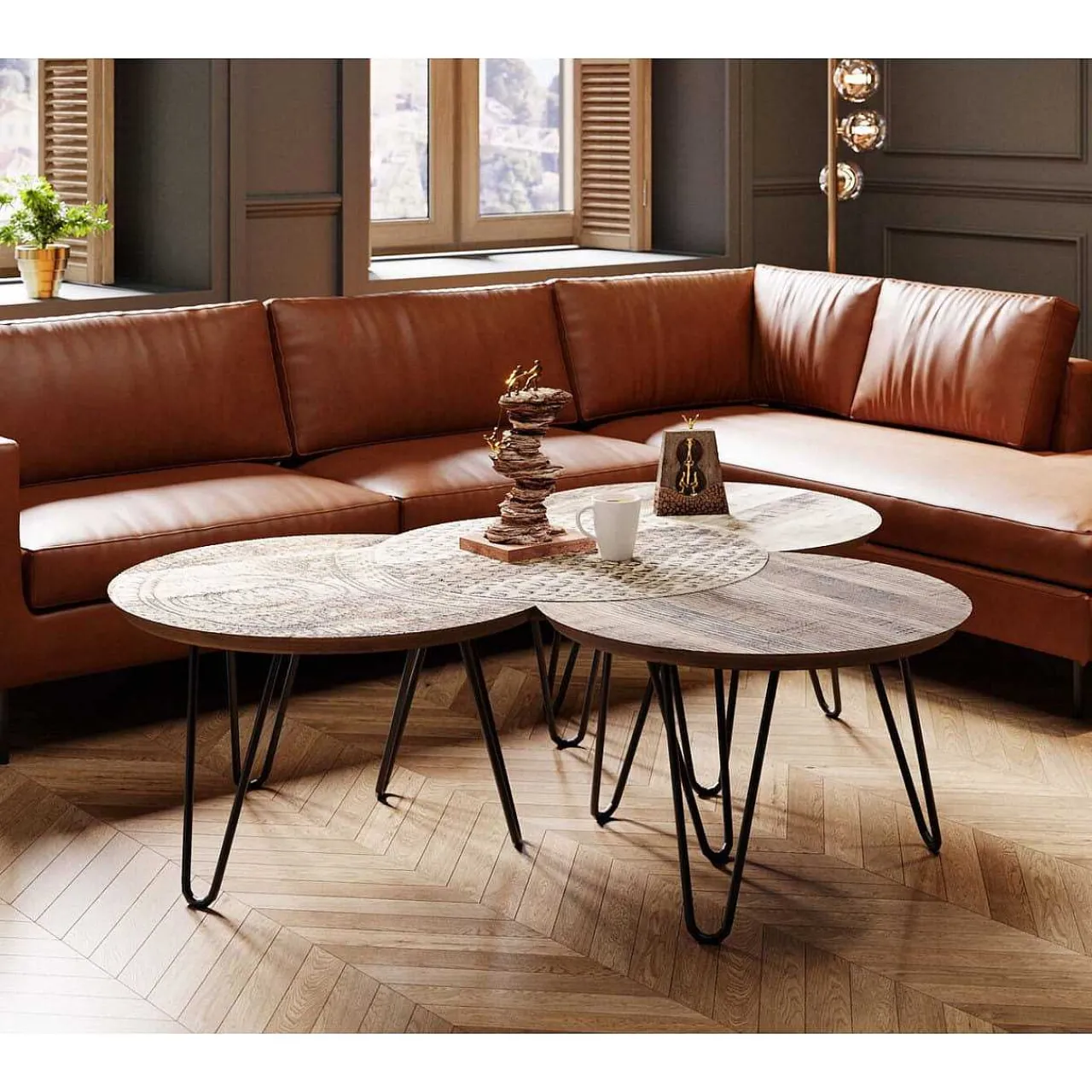 KARE Design Couchtisch Puro (4/Set)> Couchtische