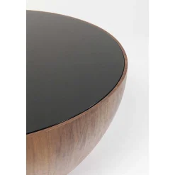 KARE Design Couchtisch Tear Drops Walnuss O80Cm> Couchtische