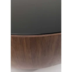 KARE Design Couchtisch Tear Drops Walnuss O80Cm><noscript><img width=