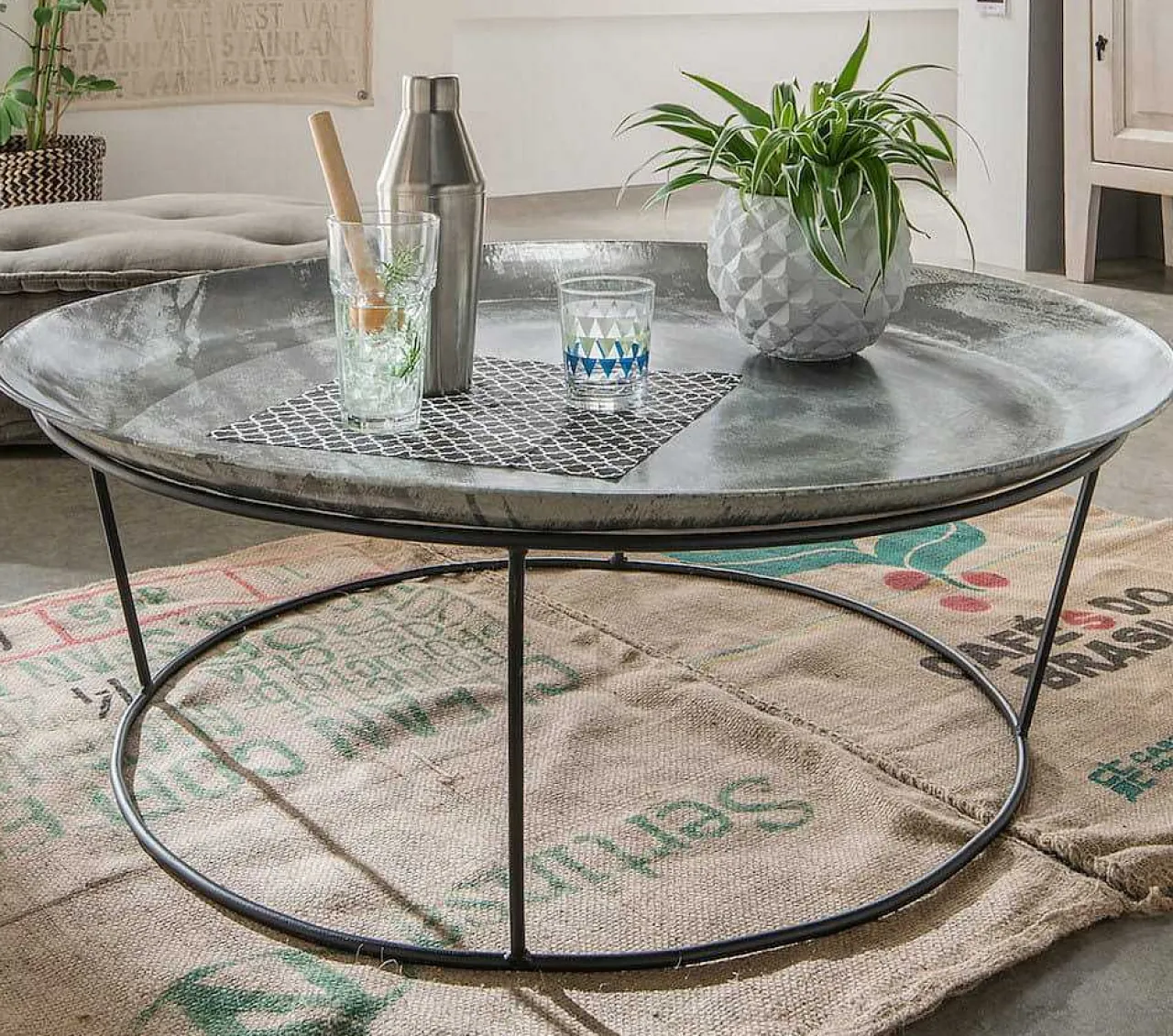 mutoni vintage Couchtisch Vintage O84> Couchtische