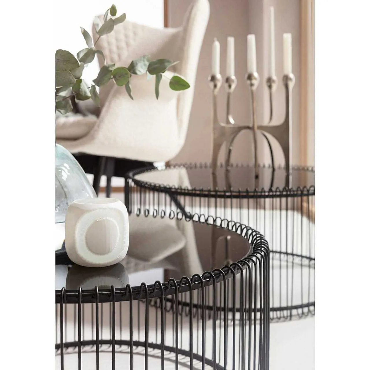 KARE Design Couchtisch Wire Black (2Er-Set)> Couchtische