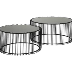 KARE Design Couchtisch Wire Black (2Er-Set)> Couchtische