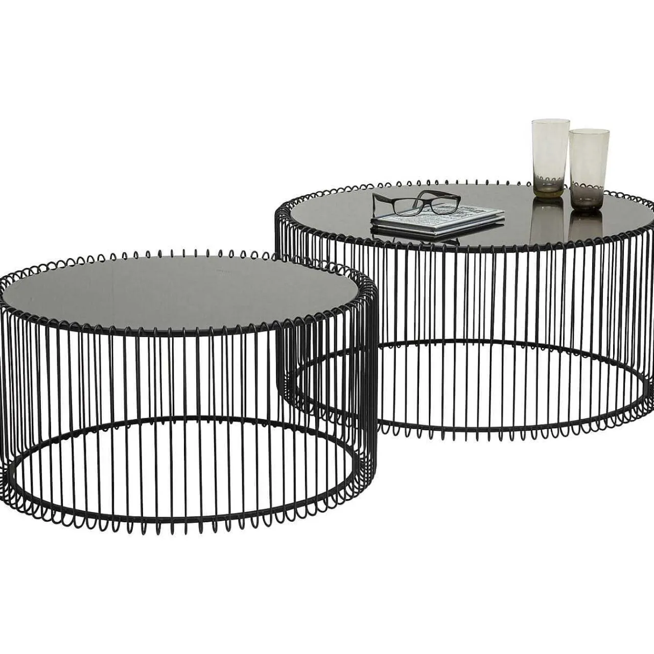 KARE Design Couchtisch Wire Black (2Er-Set)> Couchtische
