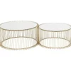 KARE Design Couchtisch Wire Messing (2/Set)> Couchtische
