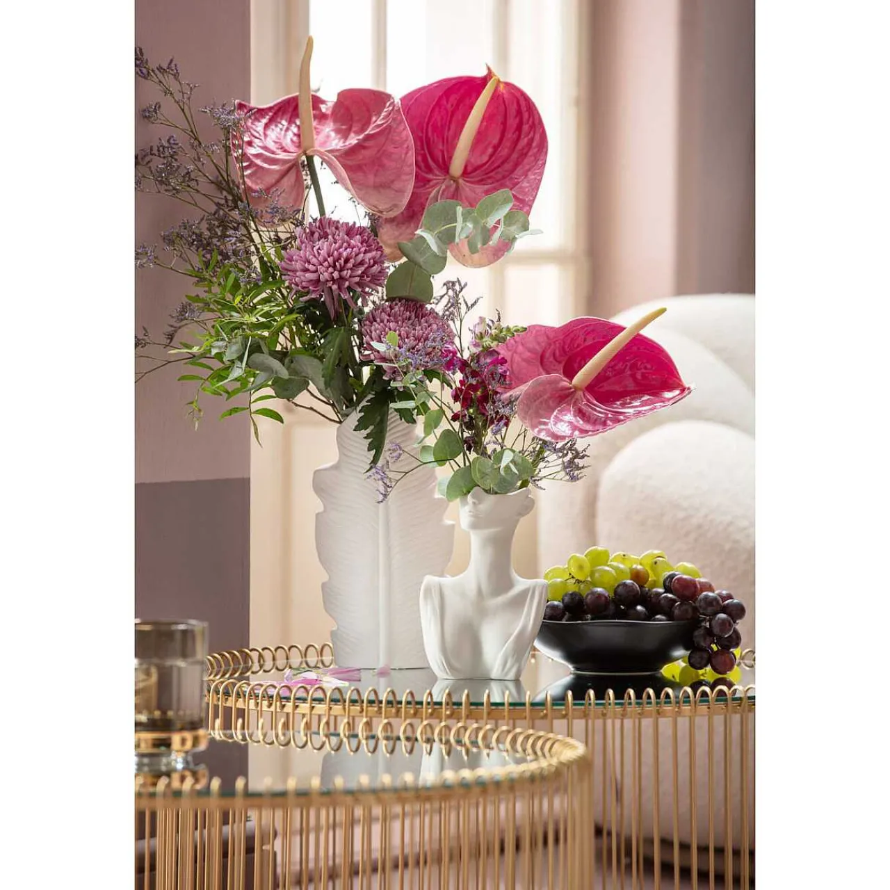 KARE Design Couchtisch Wire Messing (2/Set)> Couchtische