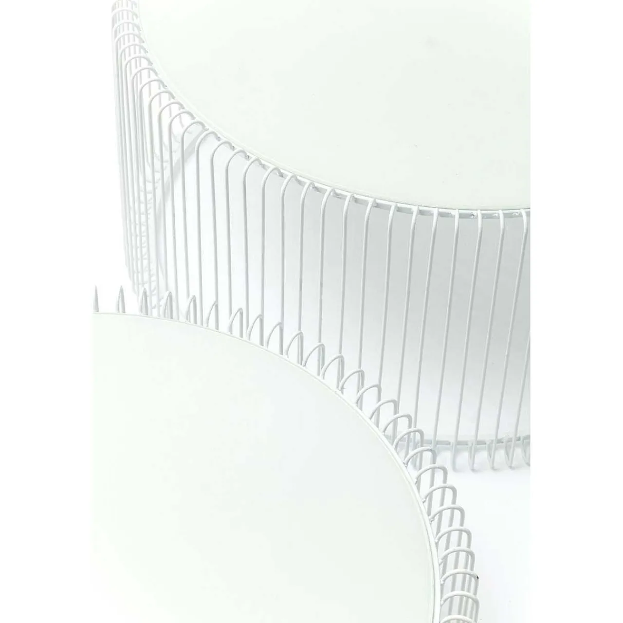 KARE Design Couchtisch Wire White (2/Set)> Couchtische