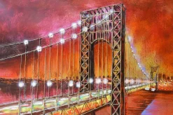 mutoni pleasure 3D Metallbild Brucke Visionik 120X80> Mutoniart