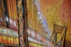 mutoni pleasure 3D Metallbild Brucke Visionik 120X80> Mutoniart