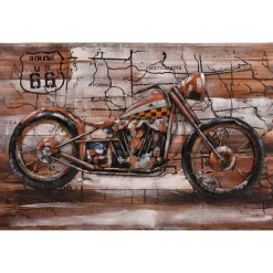 mutoni pleasure 3D Metallbild Motorrad Visionik 120X80> Mutoniart