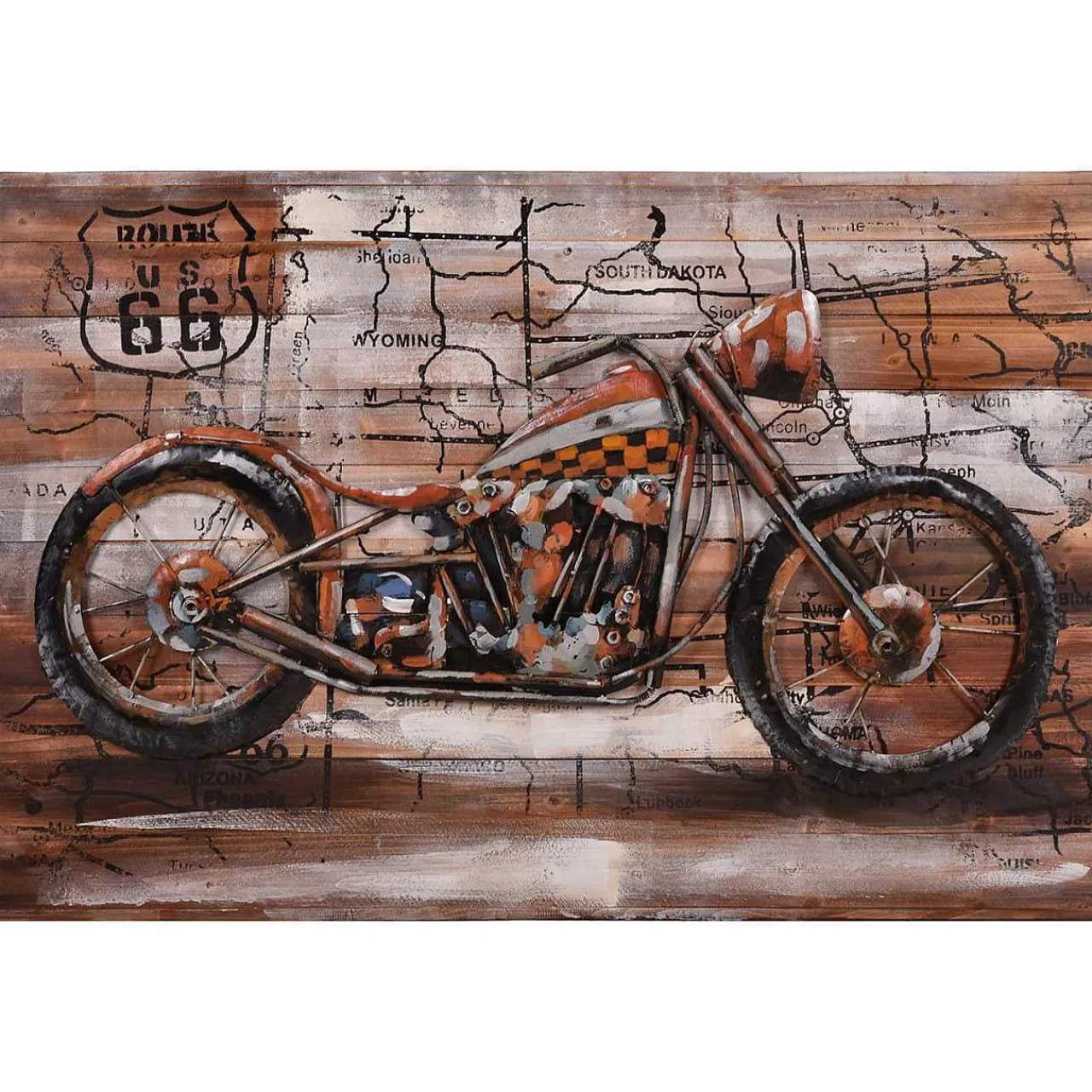 mutoni pleasure 3D Metallbild Motorrad Visionik 120X80> Mutoniart
