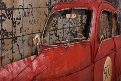 mutoni pleasure 3D Metallbild Rotes Auto Visionik 100X80> Mutoniart