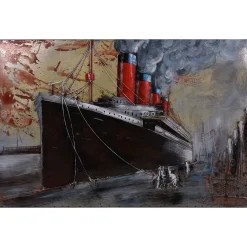 mutoni pleasure 3D Metallbild Schiff Visionik 120X80> Mutoniart
