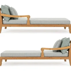 mutoni lifestyle Daybed Bali Aqua (2Er-Set)> Daybeds Und Sonneninseln
