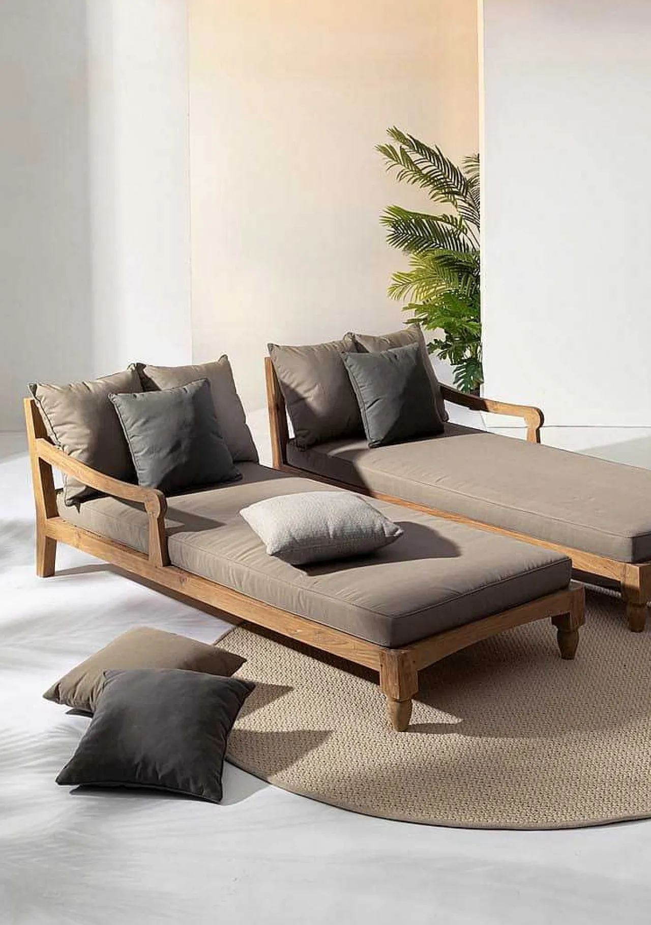 mutoni lifestyle Daybed Bali (2Er-Set)> Daybeds Und Sonneninseln