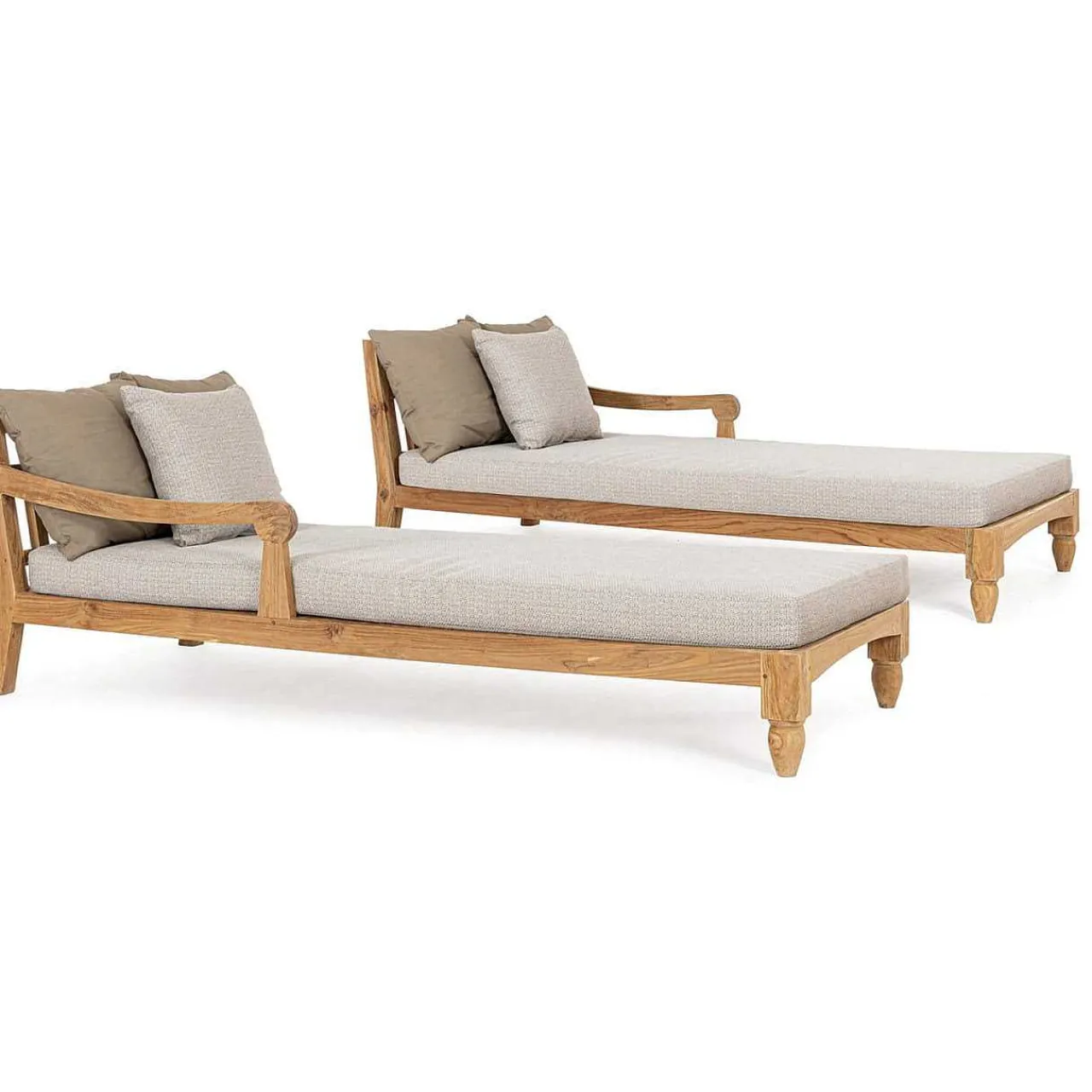 mutoni lifestyle Daybed Bali Natur (2Er-Set)> Daybeds Und Sonneninseln