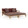 mutoni lifestyle Daybed Bali Wine (2Er-Set)> Daybeds Und Sonneninseln