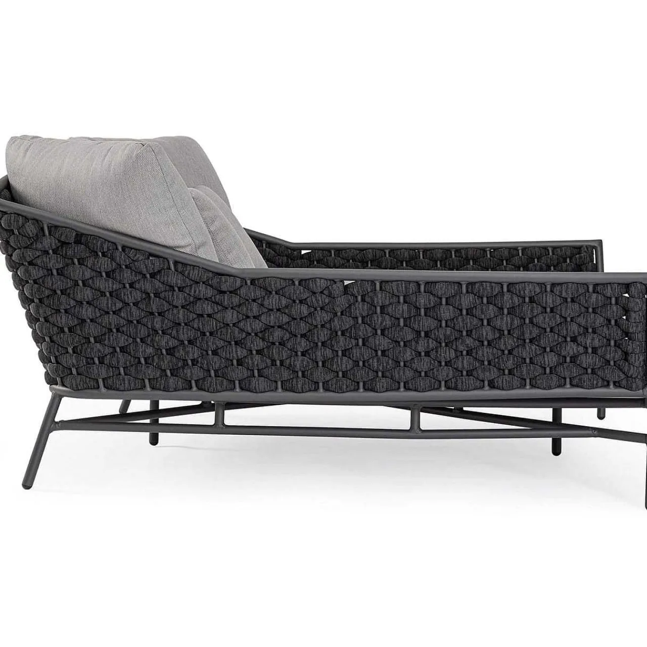 mutoni lifestyle Daybed Everly Mit Kissen Graphit 166X153> Daybeds Und Sonneninseln