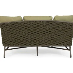 mutoni lifestyle Daybed Everly Mit Kissen Olive 166X153> Daybeds Und Sonneninseln