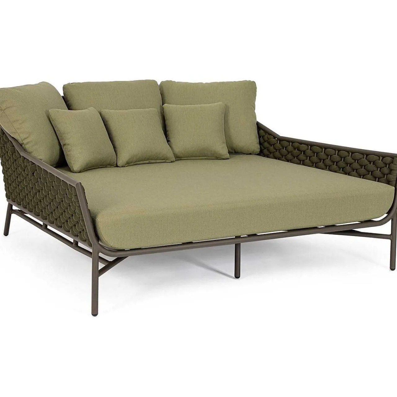 mutoni lifestyle Daybed Everly Mit Kissen Olive 166X153> Daybeds Und Sonneninseln