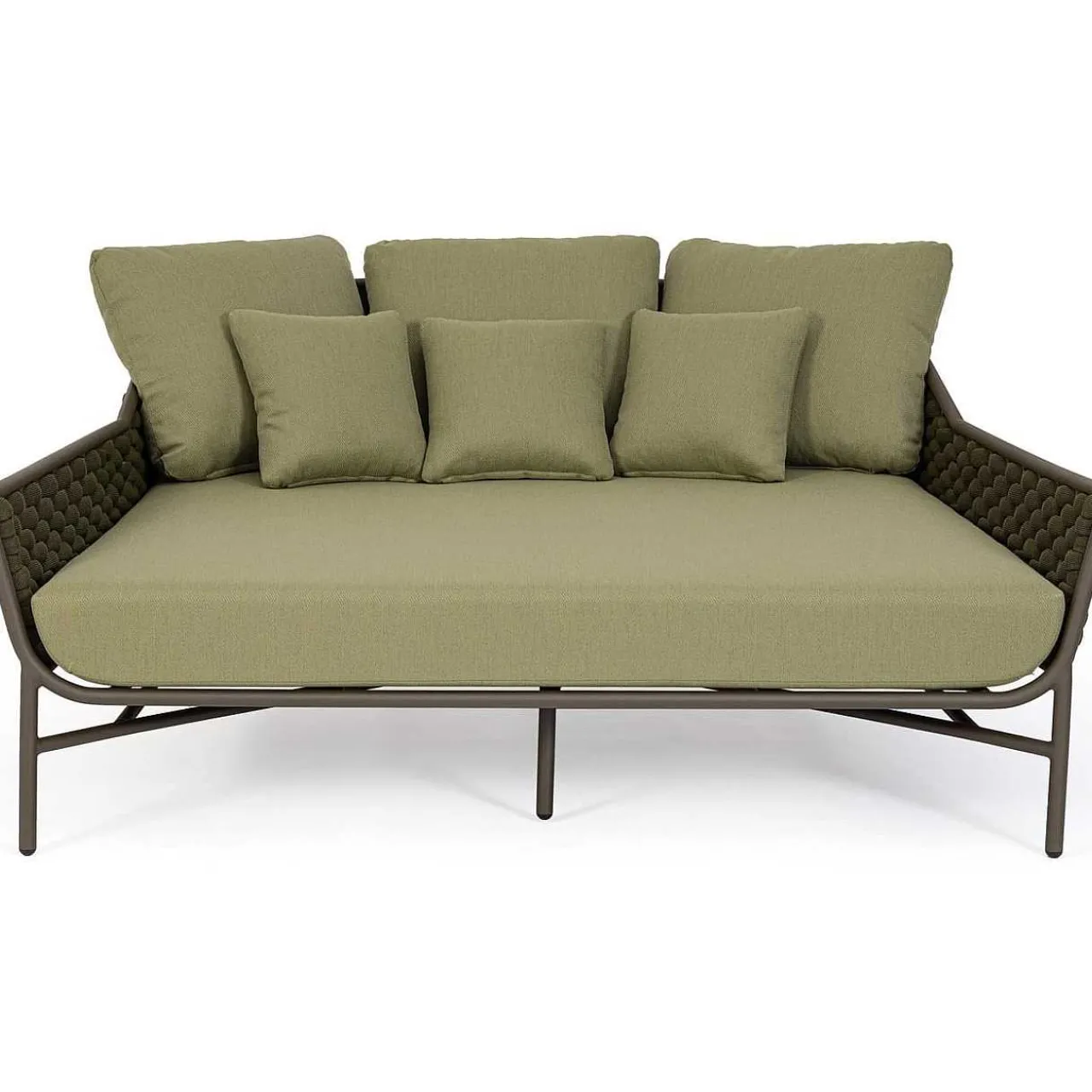 mutoni lifestyle Daybed Everly Mit Kissen Olive 166X153> Daybeds Und Sonneninseln