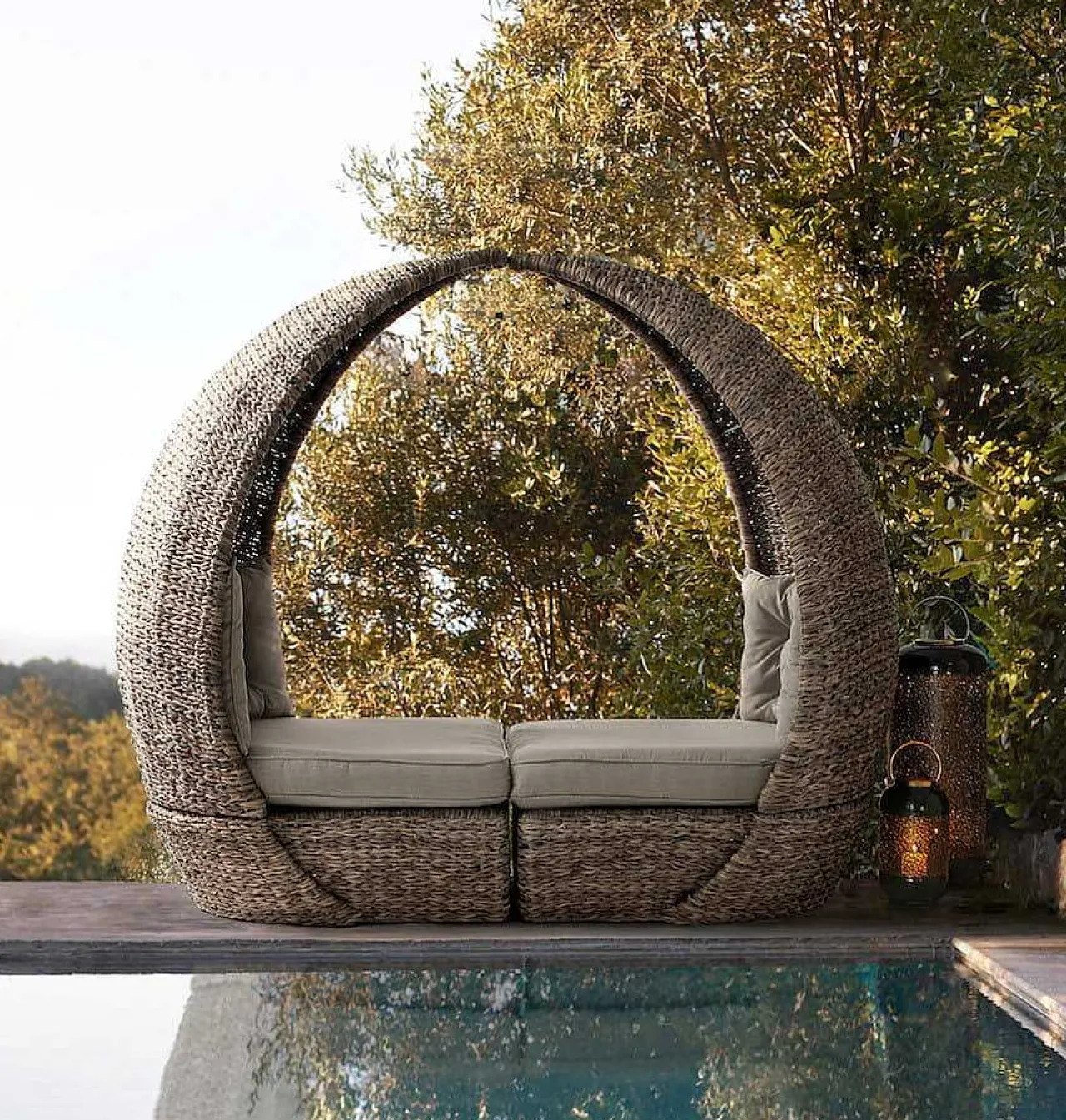 mutoni lifestyle Daybed Gartensofa Mit Kissen Samui (2Tlg)> Daybeds Und Sonneninseln