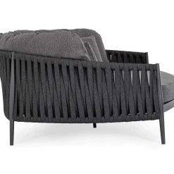 mutoni lifestyle Daybed Jacinta Mit Kissen Anthrazit 160X145><noscript><img width=