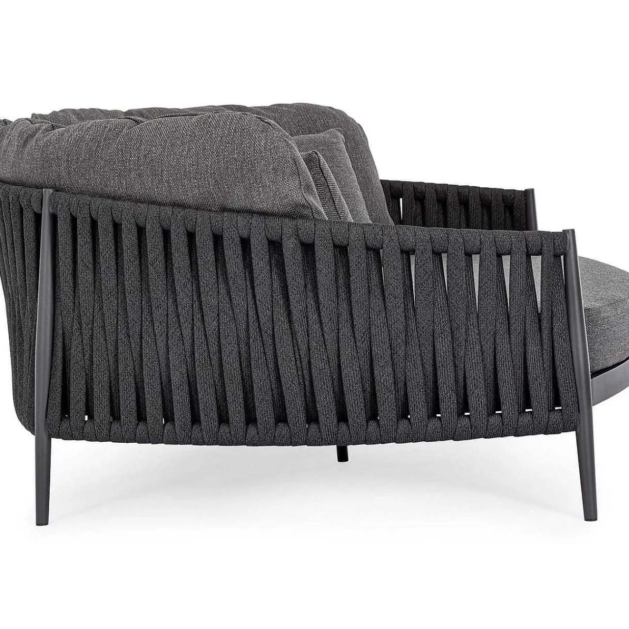 mutoni lifestyle Daybed Jacinta Mit Kissen Anthrazit 160X145> Daybeds Und Sonneninseln