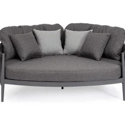 mutoni lifestyle Daybed Jacinta Mit Kissen Anthrazit 160X145><noscript><img width=