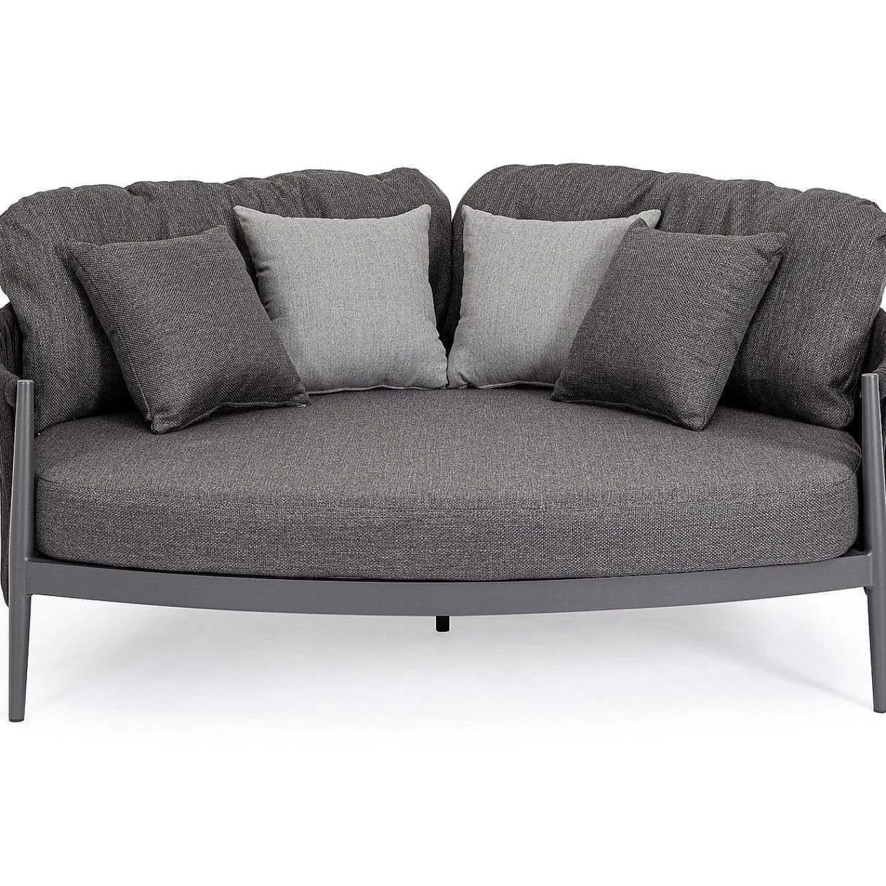 mutoni lifestyle Daybed Jacinta Mit Kissen Anthrazit 160X145> Daybeds Und Sonneninseln