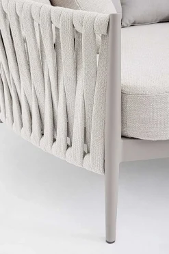 mutoni lifestyle Daybed Jacinta Mit Kissen Hellgrau 160X145> Daybeds Und Sonneninseln