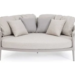 mutoni lifestyle Daybed Jacinta Mit Kissen Hellgrau 160X145><noscript><img width=