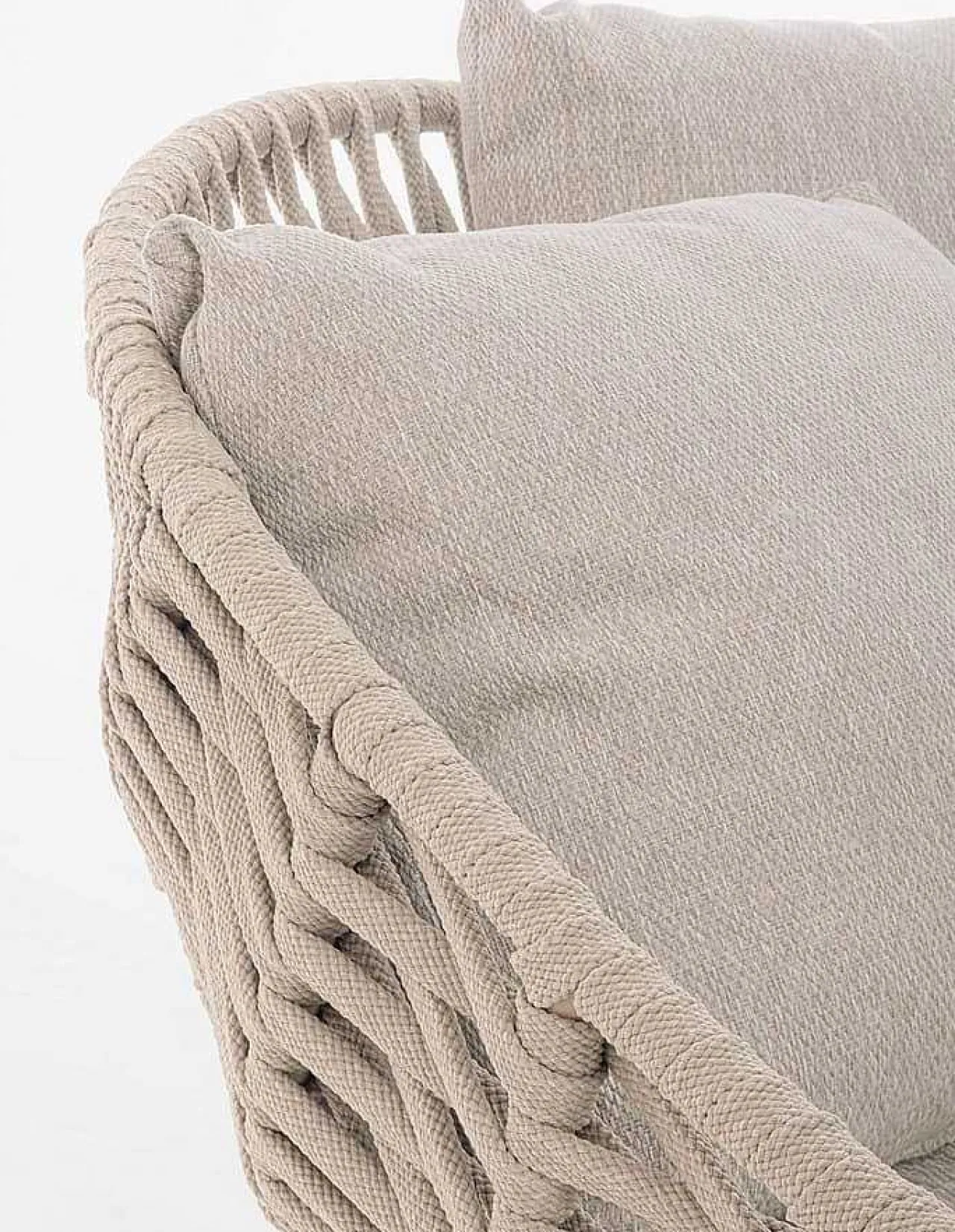 mutoni lifestyle Daybed Tamires Mit Kissen Teakholz Beige 136X161> Daybeds Und Sonneninseln