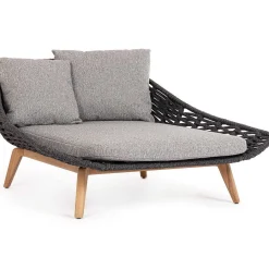 mutoni lifestyle Daybed Tamires Teakholz Anthrazit 136X161><noscript><img width=