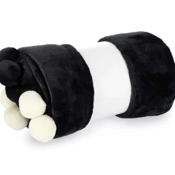 mutoni lifestyle Decke Pompom Schwarz 150X200> Tagesdecken & Plaids