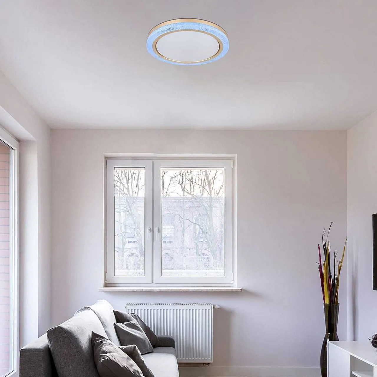 mutoni light Deckenleuchte Bolly Metall Weiss Led> Led-Deckenleuchten