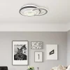 mutoni light Deckenleuchte Brienna Metall Schwarz Weiss Matt Led 31> Led-Deckenleuchten