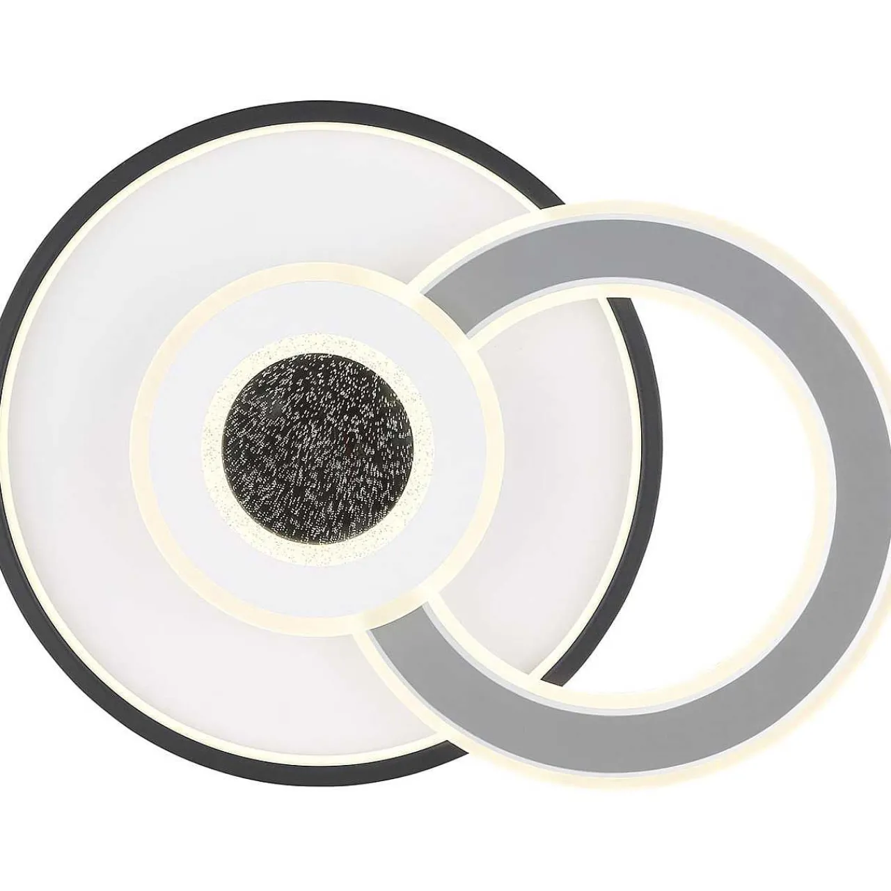 mutoni light Deckenleuchte Brienna Metall Schwarz Weiss Matt Led 31> Led-Deckenleuchten