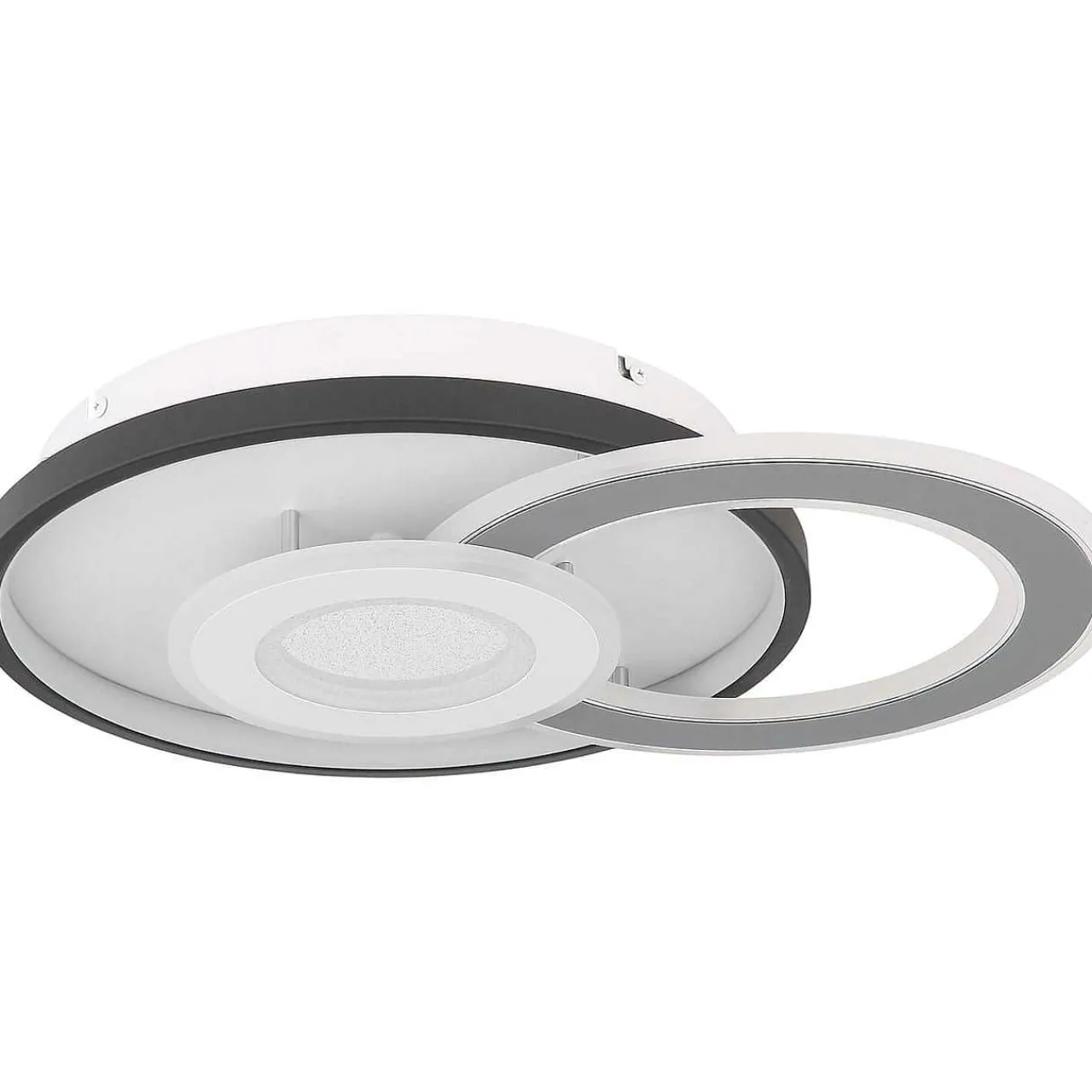 mutoni light Deckenleuchte Brienna Metall Schwarz Weiss Matt Led 31> Led-Deckenleuchten