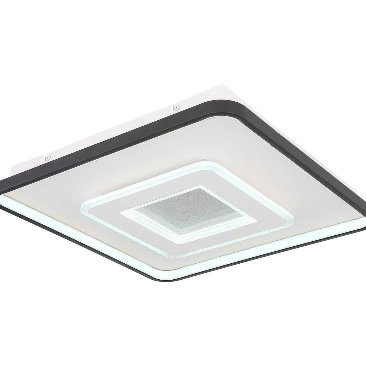 mutoni light Deckenleuchte Brienna Metall Schwarz Weiss Matt Led 47> Led-Deckenleuchten