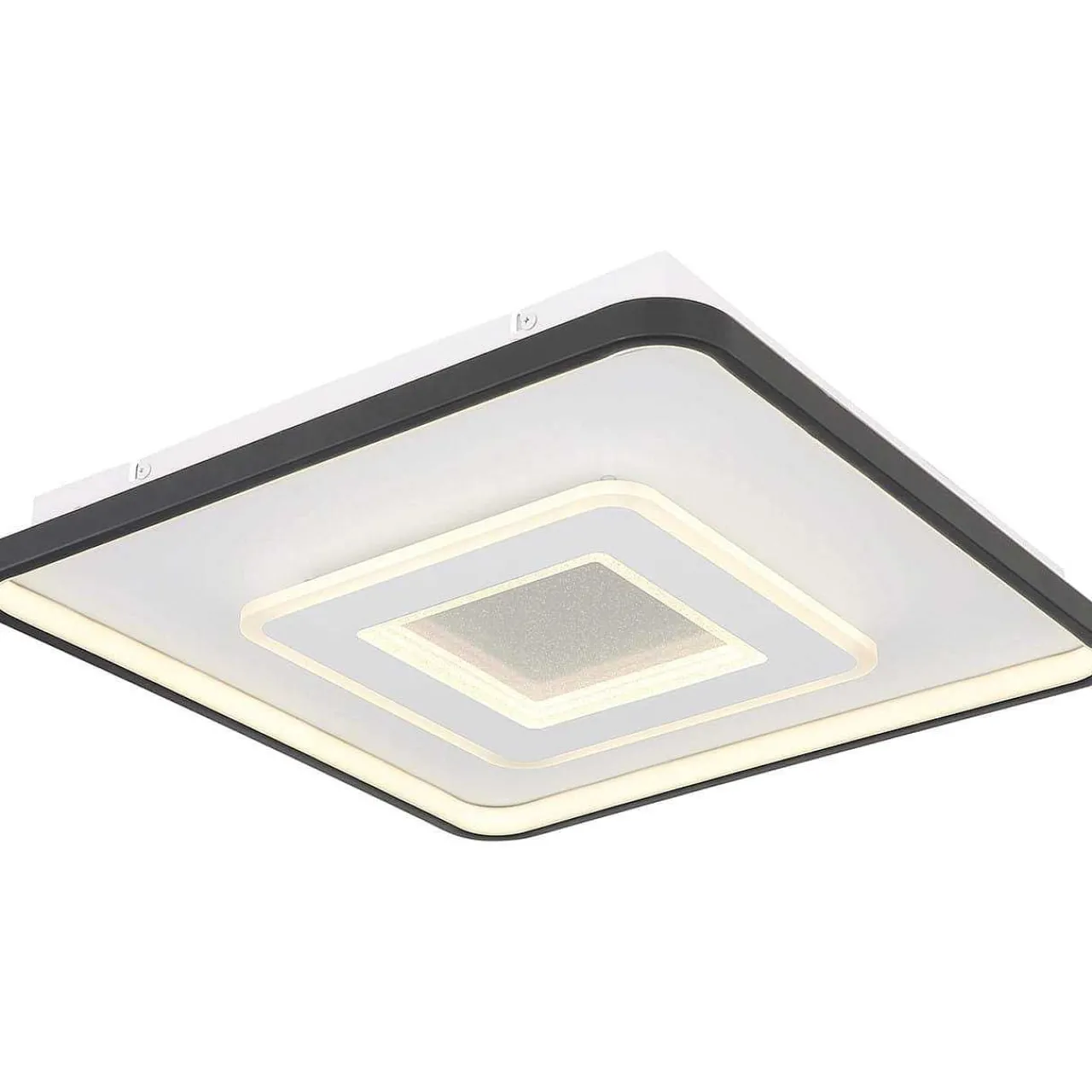 mutoni light Deckenleuchte Brienna Metall Schwarz Weiss Matt Led 47> Led-Deckenleuchten