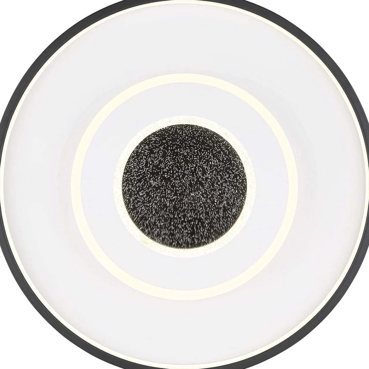mutoni light Deckenleuchte Brienna Metall Schwarz Weiss Matt Led 48> Led-Deckenleuchten