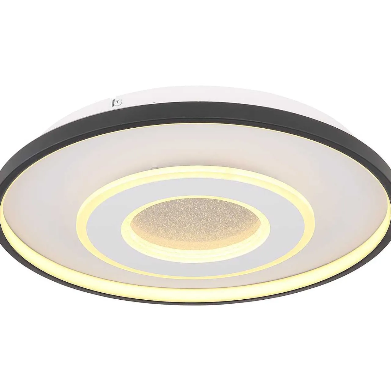 mutoni light Deckenleuchte Brienna Metall Schwarz Weiss Matt Led 48> Led-Deckenleuchten
