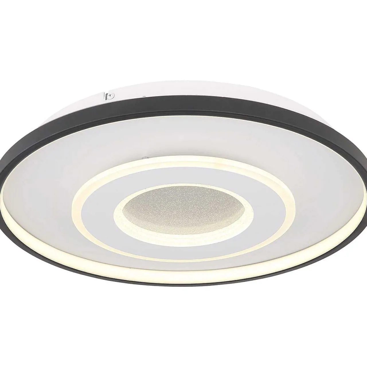 mutoni light Deckenleuchte Brienna Metall Schwarz Weiss Matt Led 48> Led-Deckenleuchten