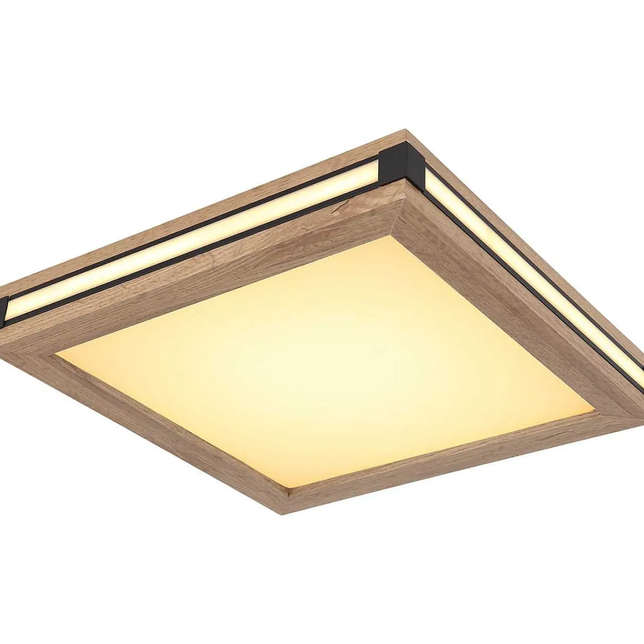 mutoni light Deckenleuchte Carla Metall Natur Weiss Led 30> Led-Deckenleuchten