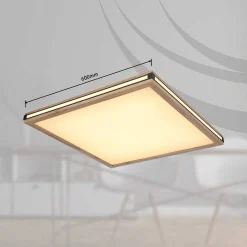 mutoni light Deckenleuchte Carla Metall Natur Weiss Led 60><noscript><img width=