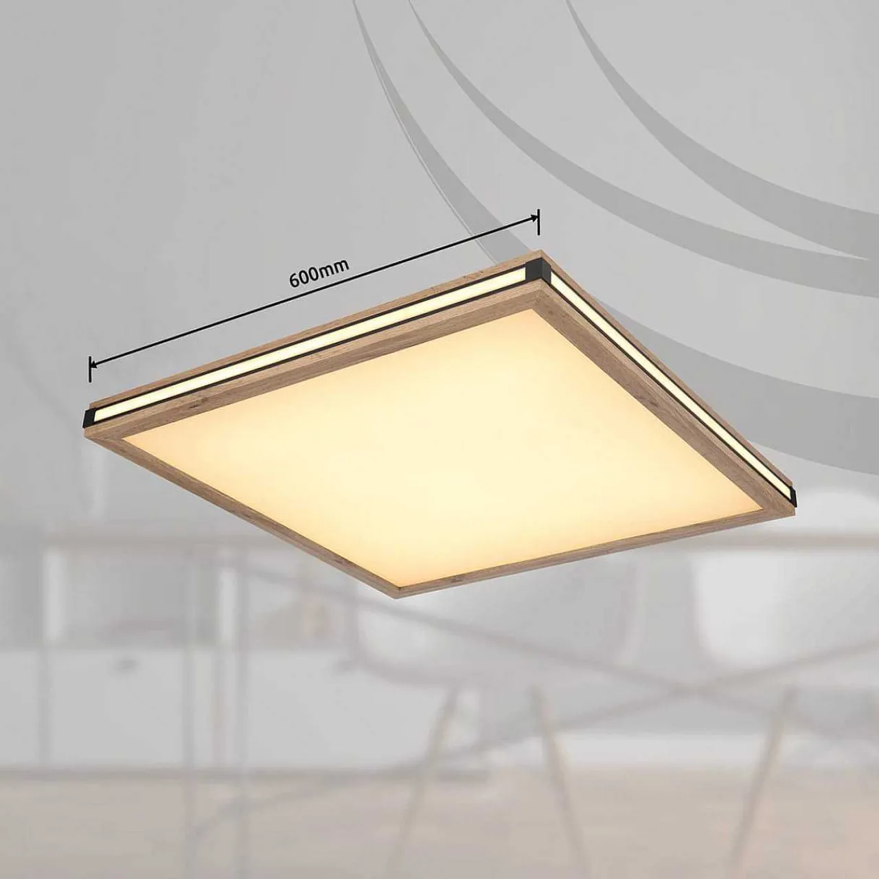 mutoni light Deckenleuchte Carla Metall Natur Weiss Led 60> Led-Deckenleuchten