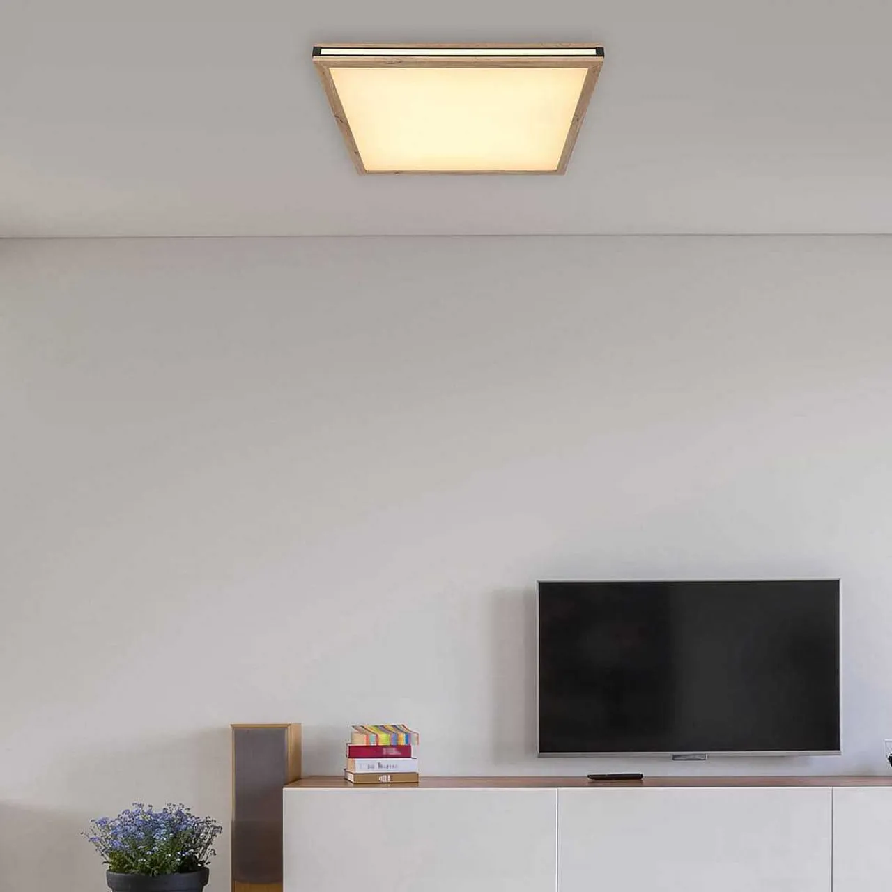 mutoni light Deckenleuchte Carla Metall Natur Weiss Led 60> Led-Deckenleuchten